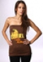 Топ женский Ezekiel Paradise Tube Top Chocolate