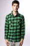 Рубашка Creature Fargo Green/Black Plaid