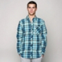 Рубашка Mishka Aberdeen Plaid Buttondown Shirt Blue