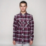 Рубашка Mishka Tacoma Plaid Flannel Shirt Raspberry